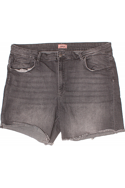 ONLY Dámské šedé džínové kraťasy s kapsami ležérní Vel. XXXL | ONLY | obrázek 2