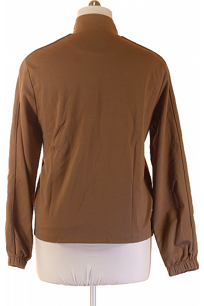 Pánská hnědá mikina na zip s dlouhým rukávem Velikost l | Unimoda | obrázek 3