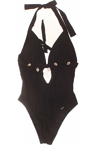 Banana Moon Dámské jednodílné plavky za krk s průstřihy černé Vel. 38 | Banana Moon | obrázek 2