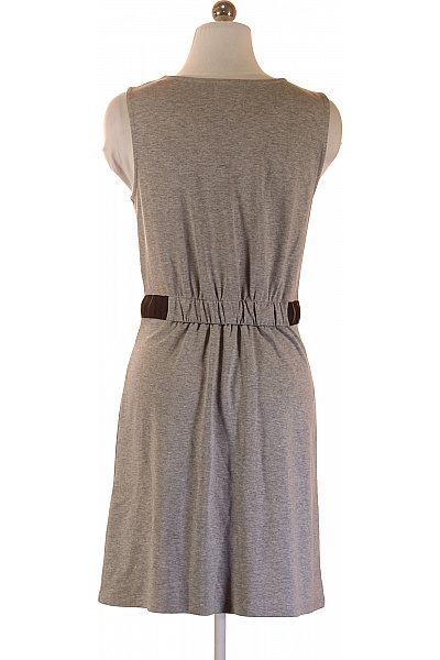 reserved Šaty bez rukávů šedé volnočasové s páskem letní Velikost S | reserved | obrázek 2