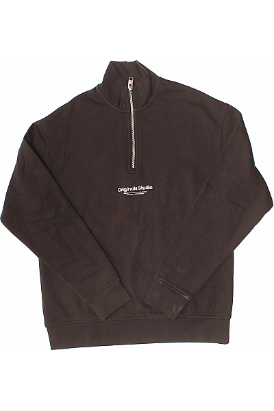 JACK & JONES Dětská Hnědá Mikina Originals Studio Velikost 152