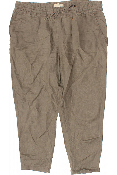 HM  lněné volnočasové kalhoty s kapsami Vel. EU 44 | HM  | obrázek 2