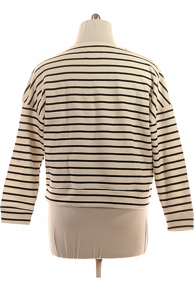 PIECES Dámská pruhovaná mikina s dlouhým rukávem crewneck Velikost l | PIECES | obrázek 2
