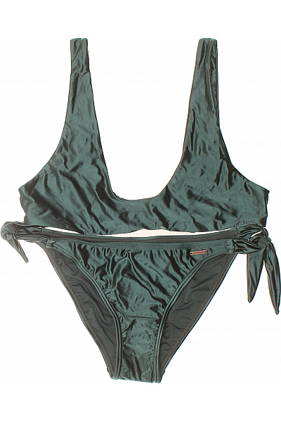 PROTEST Dámské dvoudílné plavky na zavazování lesklé zelené Velikost 38 | PROTEST | obrázek 2