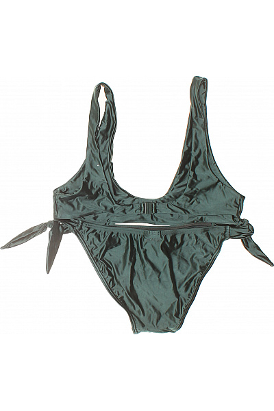 PROTEST Dámské dvoudílné plavky na zavazování lesklé zelené Velikost 38 | PROTEST | obrázek 3