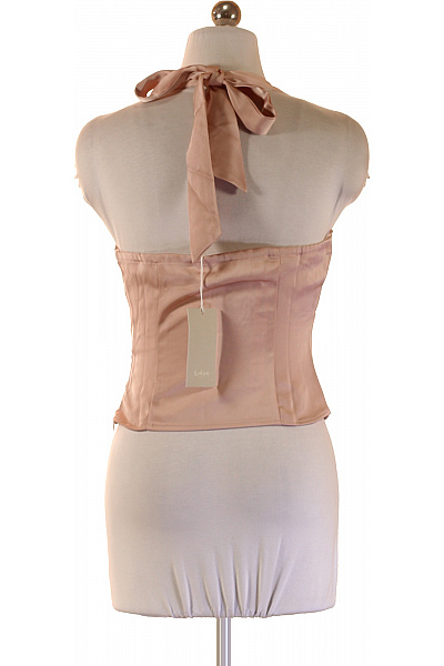 LeGer by Lena Gercke růžové tílko bez rukávů s hlubokým výstřihem elegantní polyesterové Vel. EU 38 | LeGer by Lena Gercke | obrázek 2