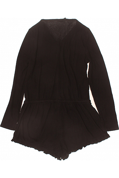 dámský černý overal s dlouhým rukávem a šňůrkou Velikost L | Unimoda | obrázek 3