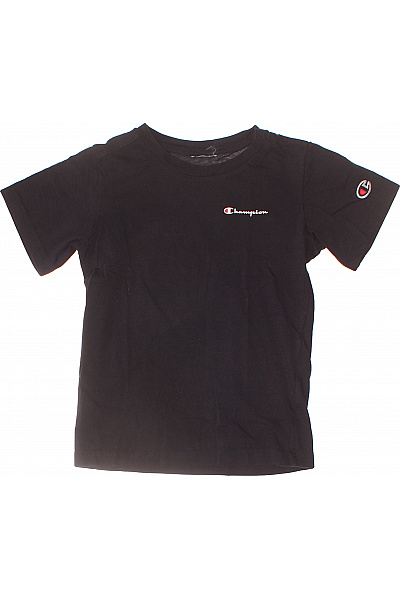 champion tričko krátký rukáv chlapecké černé | champion | obrázek 2