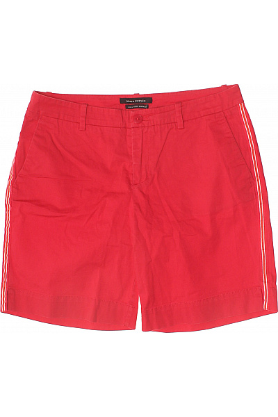 Marc O´Polo Červené bavlněné kraťasy s bočními pruhy volnočasové krátké Velikost S | Marc O´Polo | obrázek 2