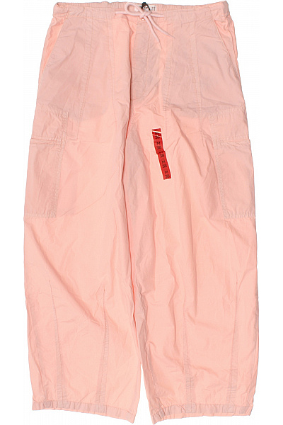 PULL&BEAR Dámské růžové cargo kalhoty volnočasové tříčtvrteční s kapsami Velikost m | PULL&BEAR | obrázek 2