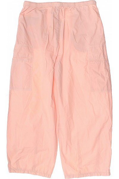 PULL&BEAR Dámské růžové cargo kalhoty volnočasové tříčtvrteční s kapsami Velikost m | PULL&BEAR | obrázek 3