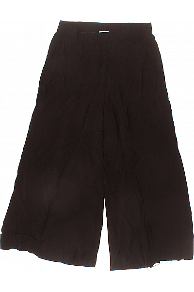 S.OLIVER Dámské Kalhoty široké Volnočasové Viskózové černé Velikost 38