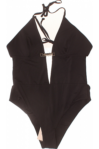 LIU JO jednodílné plavky za krk na zavazování černé Velikost 85B | LIU JO | obrázek 2
