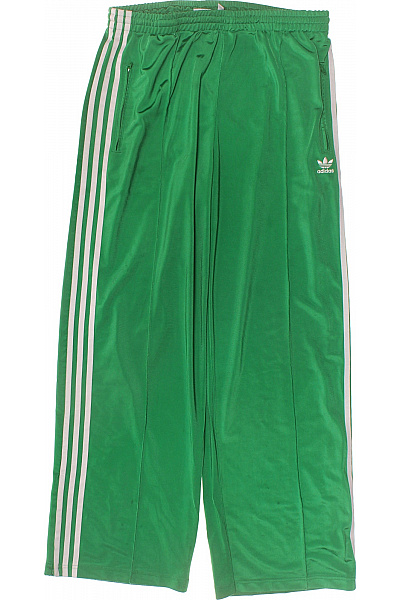 ADIDAS Dámské Zelené Tepláky S Lampasem Volnočasové Sportovní Vel. L