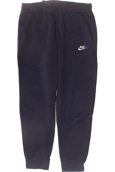 Nike Dámské Tepláky Modré Bavlněné Sportovní Volnočasové Dlouhé S Kapsami Velikost L