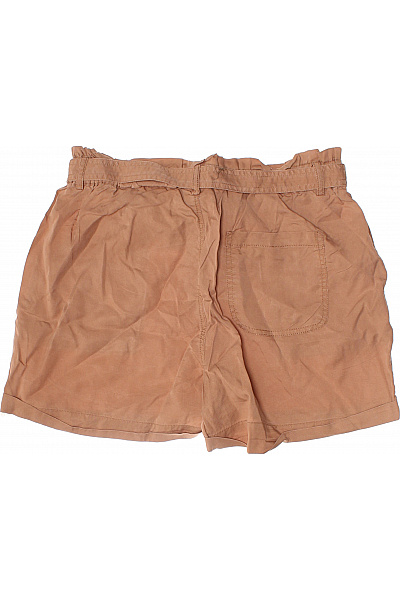 BUFFALO Dámské kraťasy paperbag s páskem volnočasové krátké hnědé lyocellové Velikost 40 | BUFFALO | obrázek 3