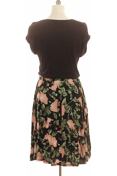 BUFFALO šaty tričkové květované midi černé letní volnočasové Vel. 40 | BUFFALO | obrázek 2