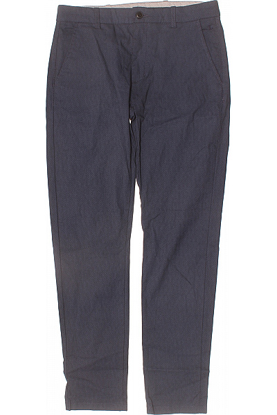 LINDBERGH Pánské bavlněné kalhoty modré volnočasové rovné chinos Velikost 32/32 | LINDBERGH | obrázek 2