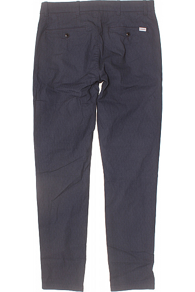 LINDBERGH Pánské bavlněné kalhoty modré volnočasové rovné chinos Velikost 32/32 | LINDBERGH | obrázek 3