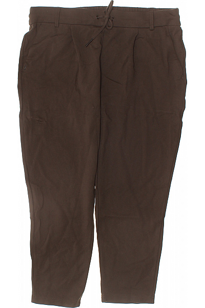 ONLY Dámské Hnědé Volnočasové Kalhoty S Kapsami Velikost Xl