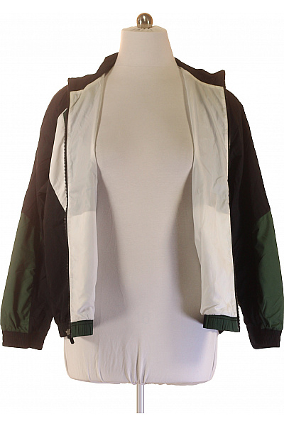 Nike Pánská nylonová bunda zelená se zipem sportovní lehká Velikost L | Nike | obrázek 4