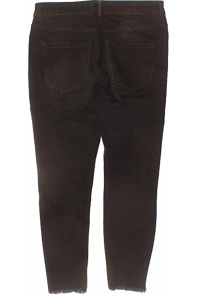 ONLY Dámské černé džíny s kamínky a roztřepenými nohavicemi Velikost 30 | ONLY | obrázek 2