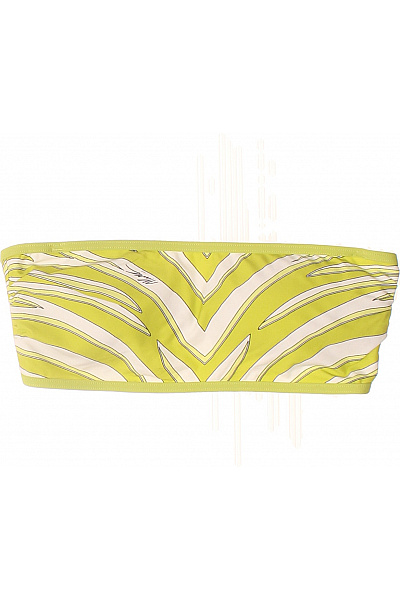 MICHAEL KORS Zelené pruhované plavky bez ramínek crop top Vel. S | MICHAEL KORS | obrázek 2