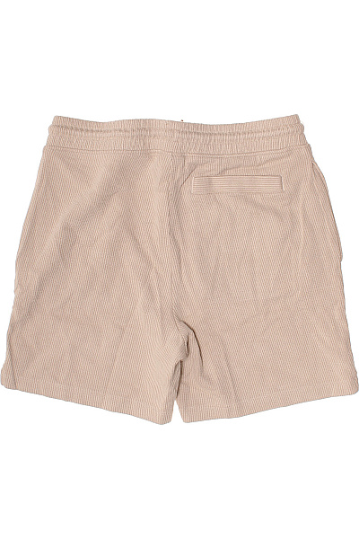 Hugo Boss Pánské bavlněné pruhované kraťasy volnočasové béžové Velikost XL | Hugo Boss | obrázek 2
