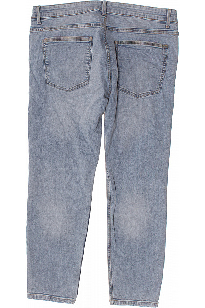 Bershka Pánské džíny modré rovné strečové Velikost EU 44 | Bershka | obrázek 2