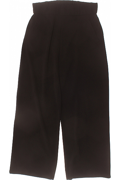 Judith Williams Dámské černé široké Kalhoty S Vysokým Pasem Volnočasové Elegantní Polyesterové Vel. 34