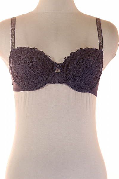 Dámská krajková podprsenka push up modrá | Unimoda | obrázek 2