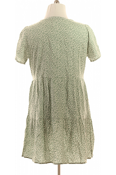 ONLY Zelené šaty s krátkým rukávem a květinovým potiskem Vel. xl | ONLY | obrázek 3