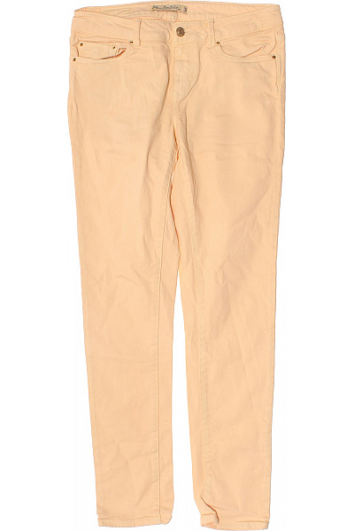 ZARA Dámské kalhoty volnočasové dlouhé keprové pohodlné oranžové Vel. 38 | ZARA | obrázek 2