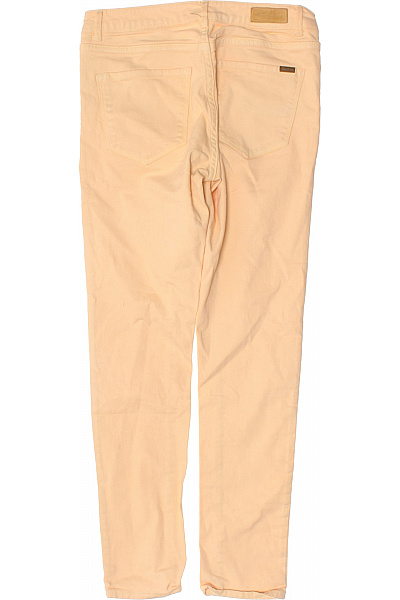 ZARA Dámské kalhoty volnočasové dlouhé keprové pohodlné oranžové Vel. 38 | ZARA | obrázek 3