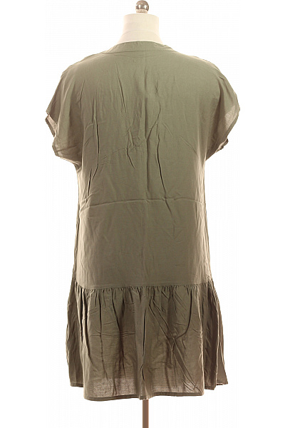 s.OLIVER dámské šaty krátký rukáv zelené volnočasové boho Vel. EU 42 | s.OLIVER | obrázek 2