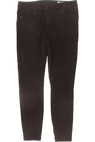 VERO MODA Dámské Strečové Skinny Džíny S Vysokým Pasem černé Bavlněné Velikost XL