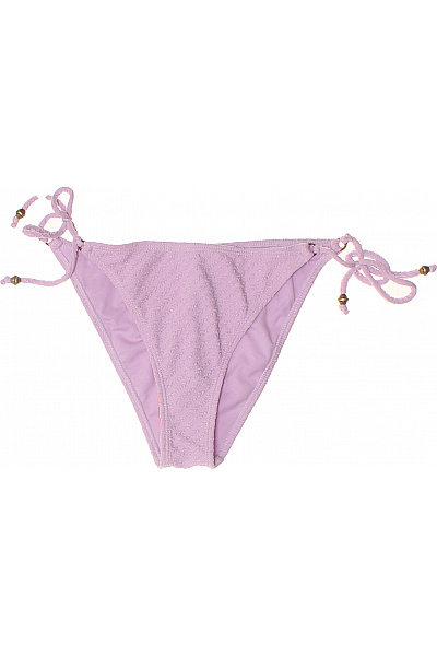 SHIWI Dámské plavkové kalhotky fialové na zavazování trojúhelníkové žebrované Velikost 40 | SHIWI | obrázek 2