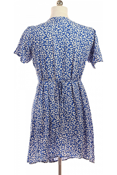 ONLY dámské šaty modré květované zavinovací letní volnočasové Vel. L | ONLY | obrázek 2