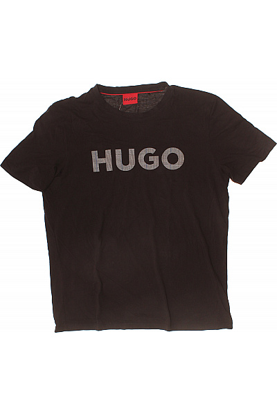 Hugo Boss Pánské tričko s krátkým rukávem a nápisem Vel. L | Hugo Boss | obrázek 2
