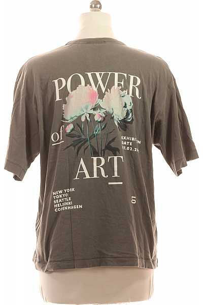 JJXX Dámské tričko s krátkým rukávem jednobarevné basic šedé Velikost M | JJXX | obrázek 2