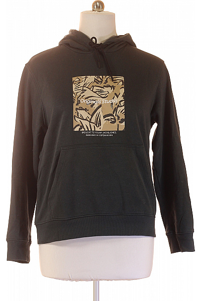 JACK & JONES pánská bavlněná mikina s kapucí a potiskem přes hlavu Velikost L | JACK & JONES | obrázek 2