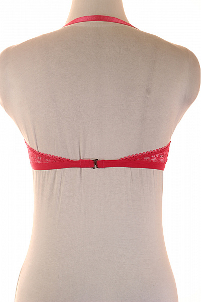 Dámská krajková podprsenka trojúhelníková braletová červená | Unimoda | obrázek 3