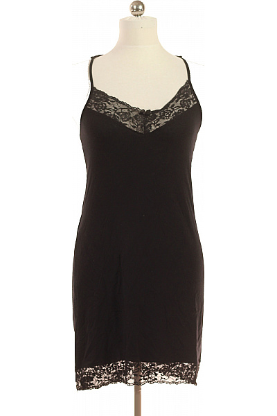 Ralph Lauren Dámské Košilky černé Krajkové Viskózové Velikost M