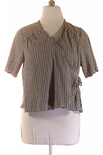 Soft Rebels Dámská zavinovací halenka s krátkým rukávem kostkovaná Velikost L | Soft Rebels | obrázek 2