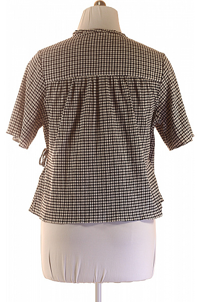 Soft Rebels Dámská zavinovací halenka s krátkým rukávem kostkovaná Velikost L | Soft Rebels | obrázek 3