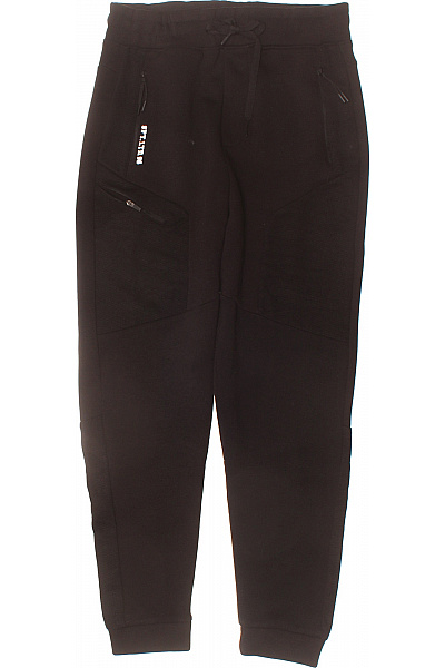 Bershka Dámské černé Tepláky S Kapsami Velikost S