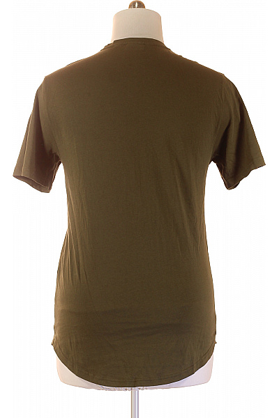 ONLY & SONS Pánské tričko khaki krátký rukáv basic kulatý výstřih jednobarevné Vel. M | ONLY & SONS | obrázek 3