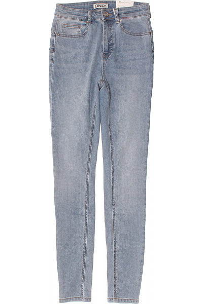 ONLY Dámské Džíny úzké Modré Strečové Velikost M