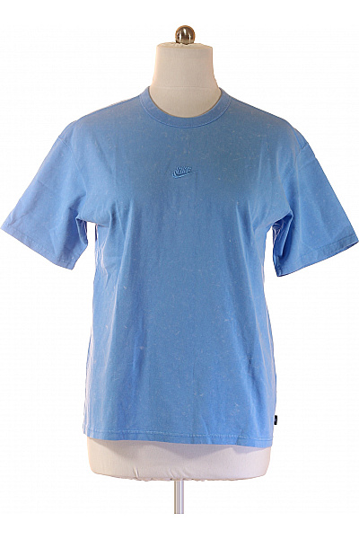 Nike Pánské bavlněné tričko s krátkým rukávem a výšivkou modré basic Velikost M | Nike | obrázek 2