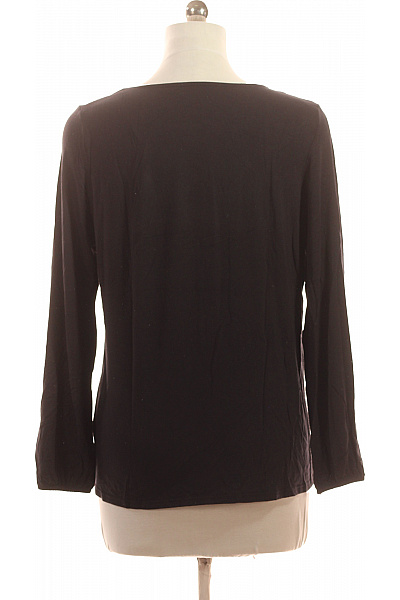 Lascana Dámské tričko s dlouhým rukávem černé jednobarevné basic Velikost EU 40/42 | Lascana | obrázek 3